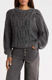 Frankie Cable Cotton Sweater