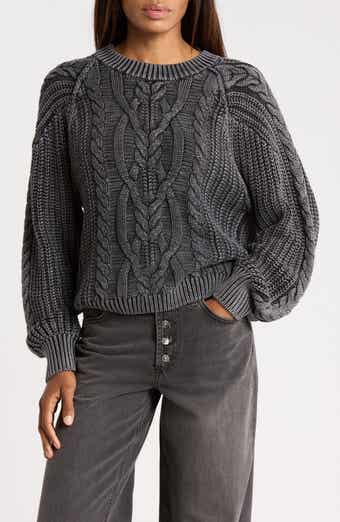 Frankie Cable Cotton Sweater