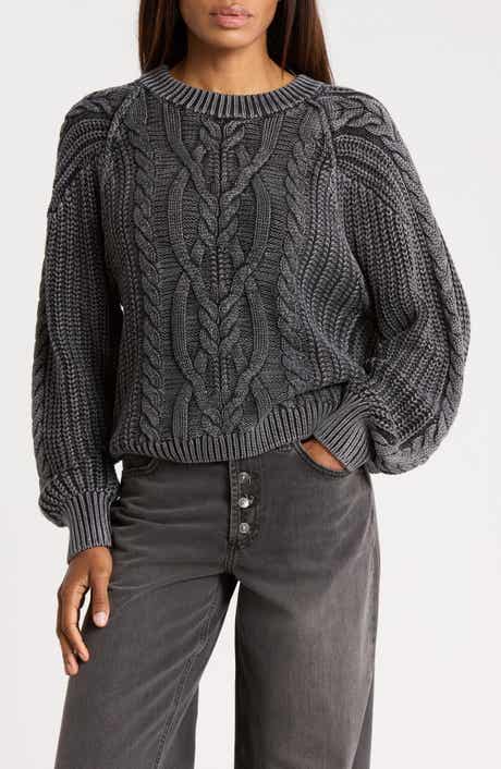 Frankie Cable Cotton Sweater