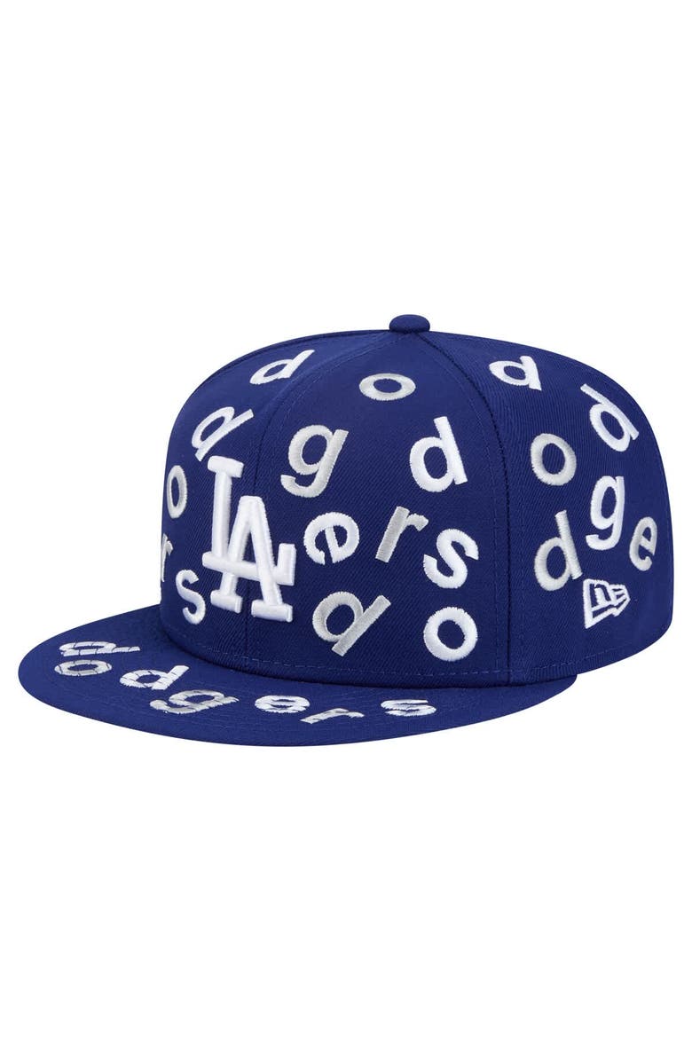 New Era Men's New Era Royal Los Angeles Dodgers Team Confetti 59FIFTY Fitted Hat, Alternate, color, 
