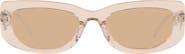 Prada 53mm Rectangular Sunglasses