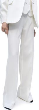 MANGO Wide Leg Suit Pants