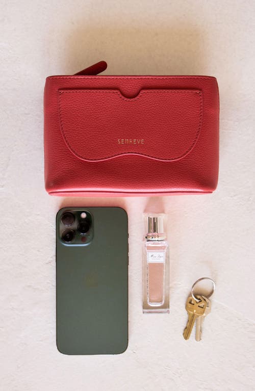 Senreve Mini Atlas Pochette Kit In Noir