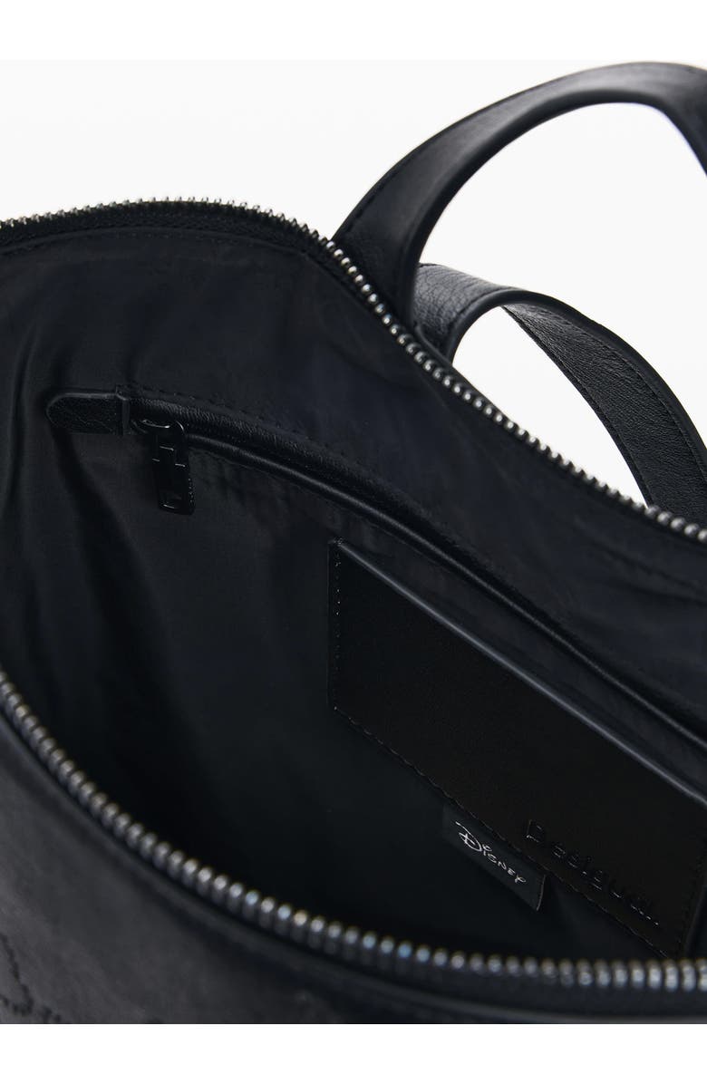 Desigual x Disney Mickey Mouse Medium Faux Leather Backpack, Alternate, color, Black