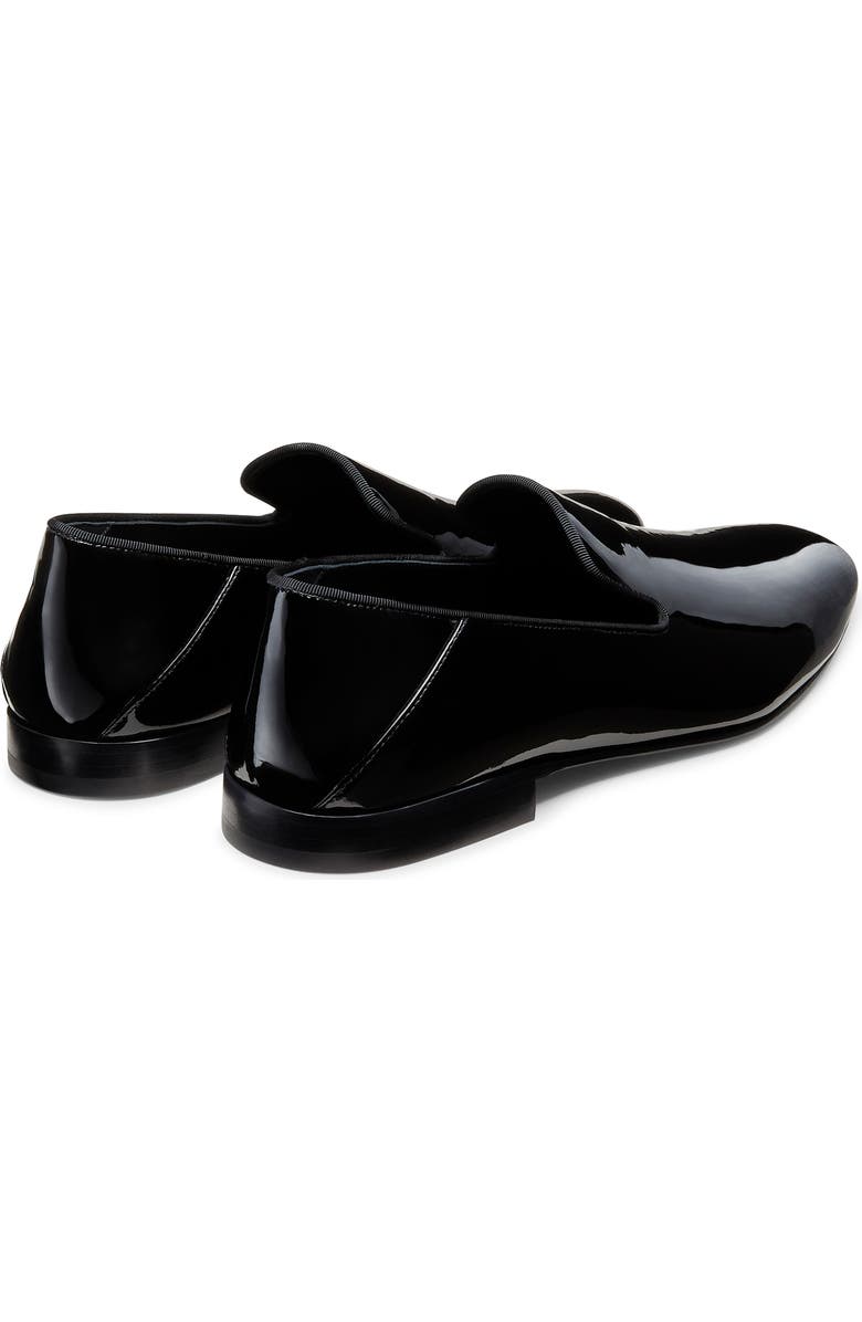 Stuart Weitzman Buzz Venetian Loafer, Alternate, color, Black Patent