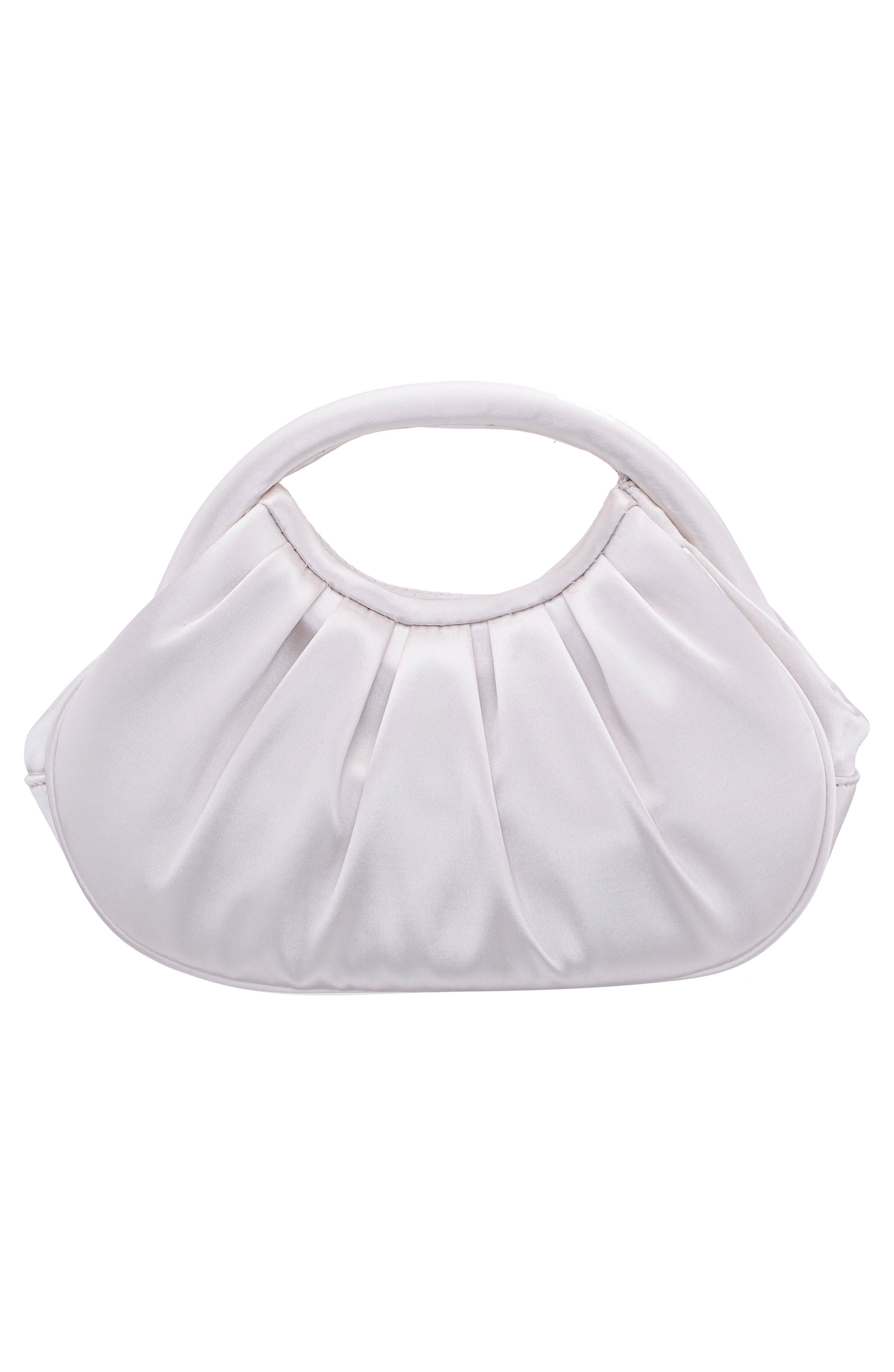 Nina Bren Top Handle Bag, Alternate, color, Ivory