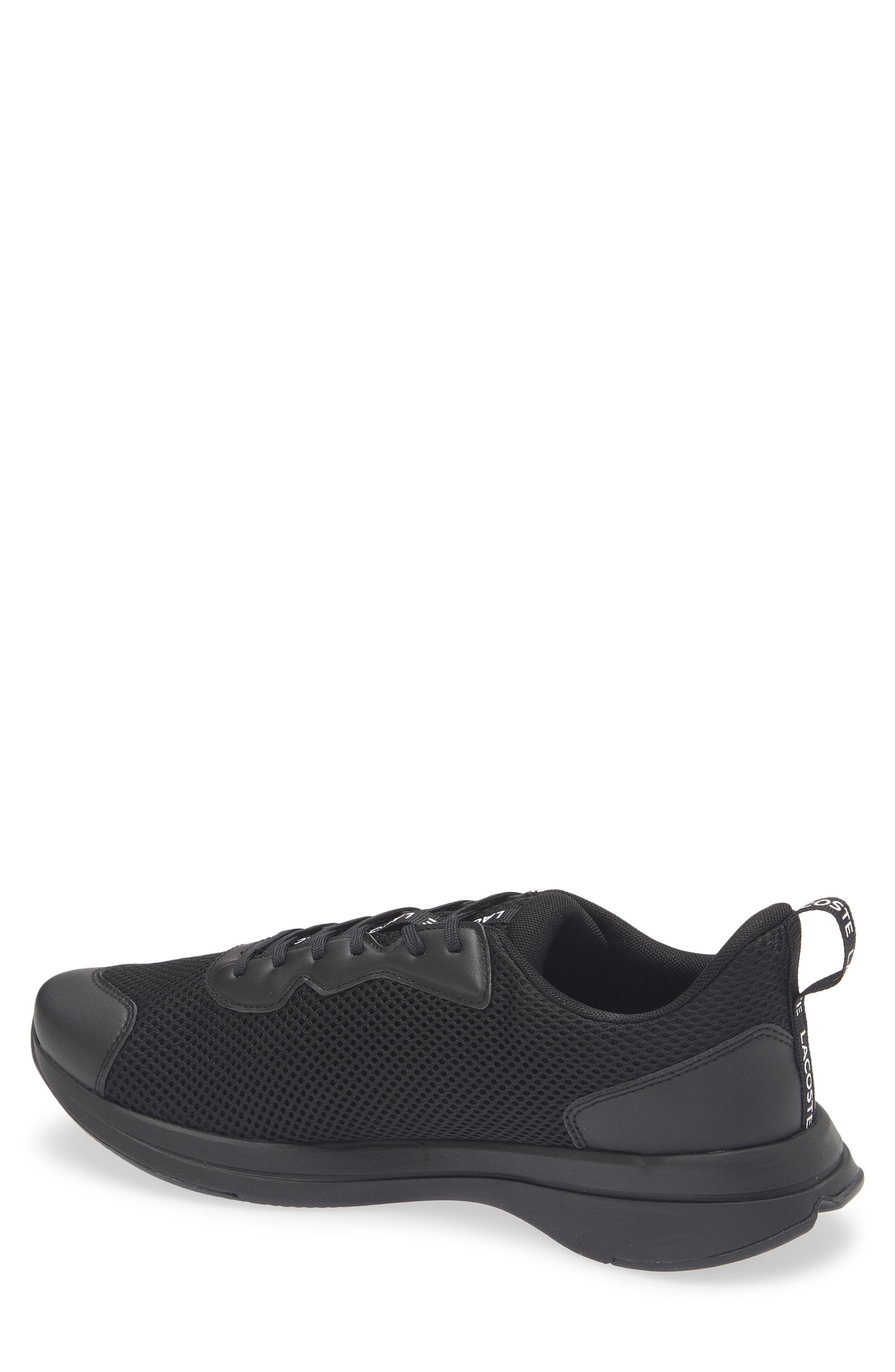 Lacoste Neo Run Base Sneaker, Alternate, color, Black/ Black