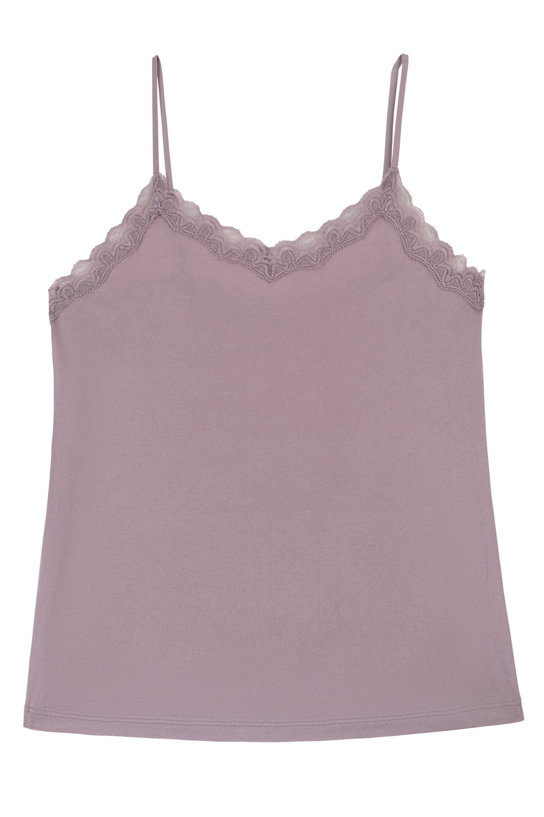 Soft Silk Lace Trim Camisole, Main, color, Nirvana