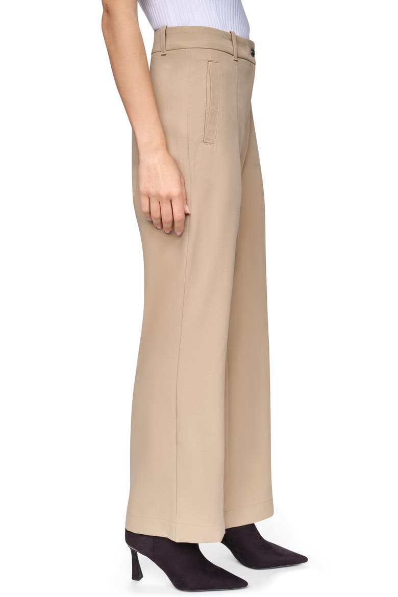 Seamed Stretch Pants, Alternate, color, TRAVERTINE