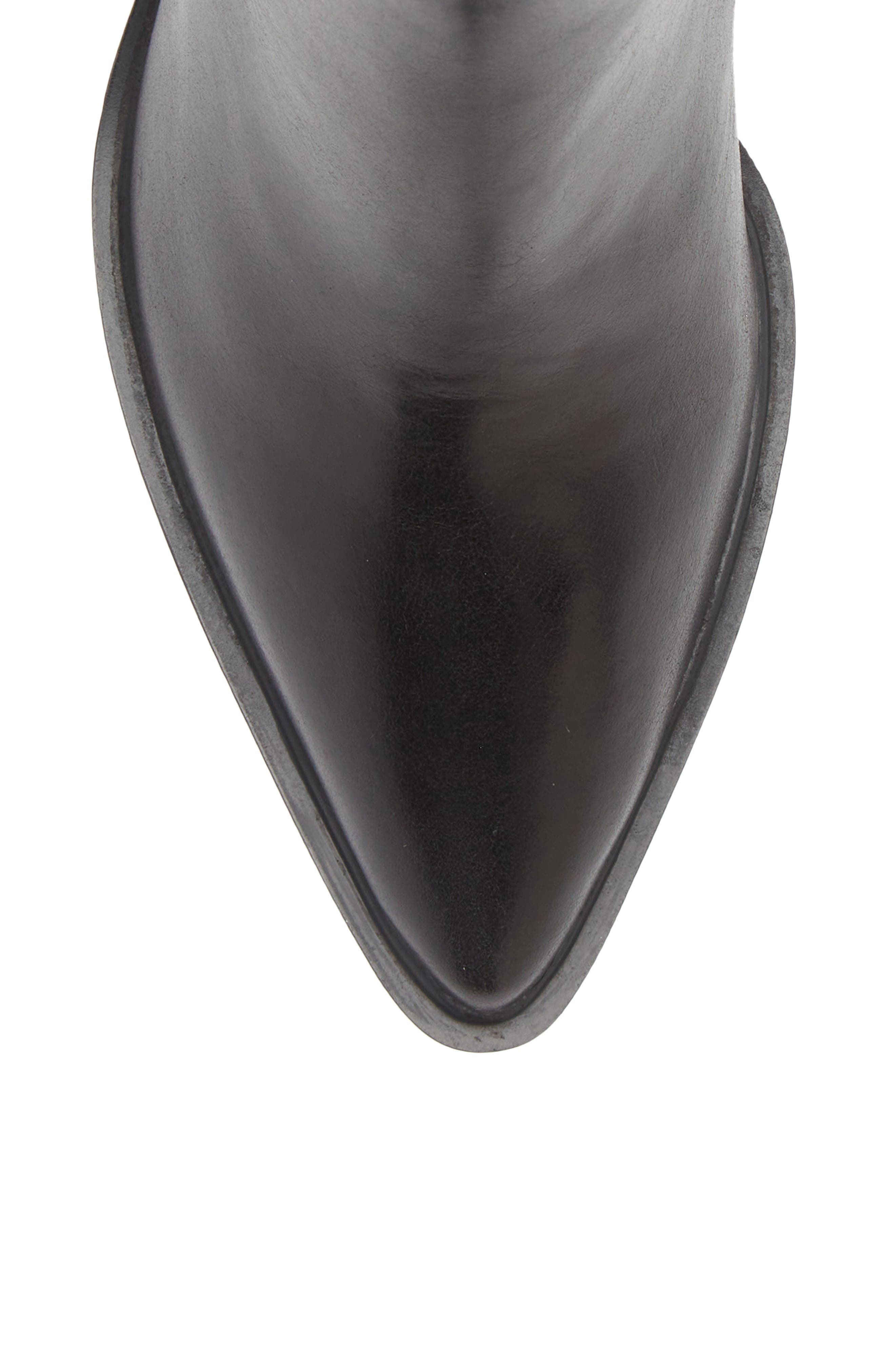 Vince Camuto Rinvalla Pointed Toe Leather Bootie, Alternate, color, 