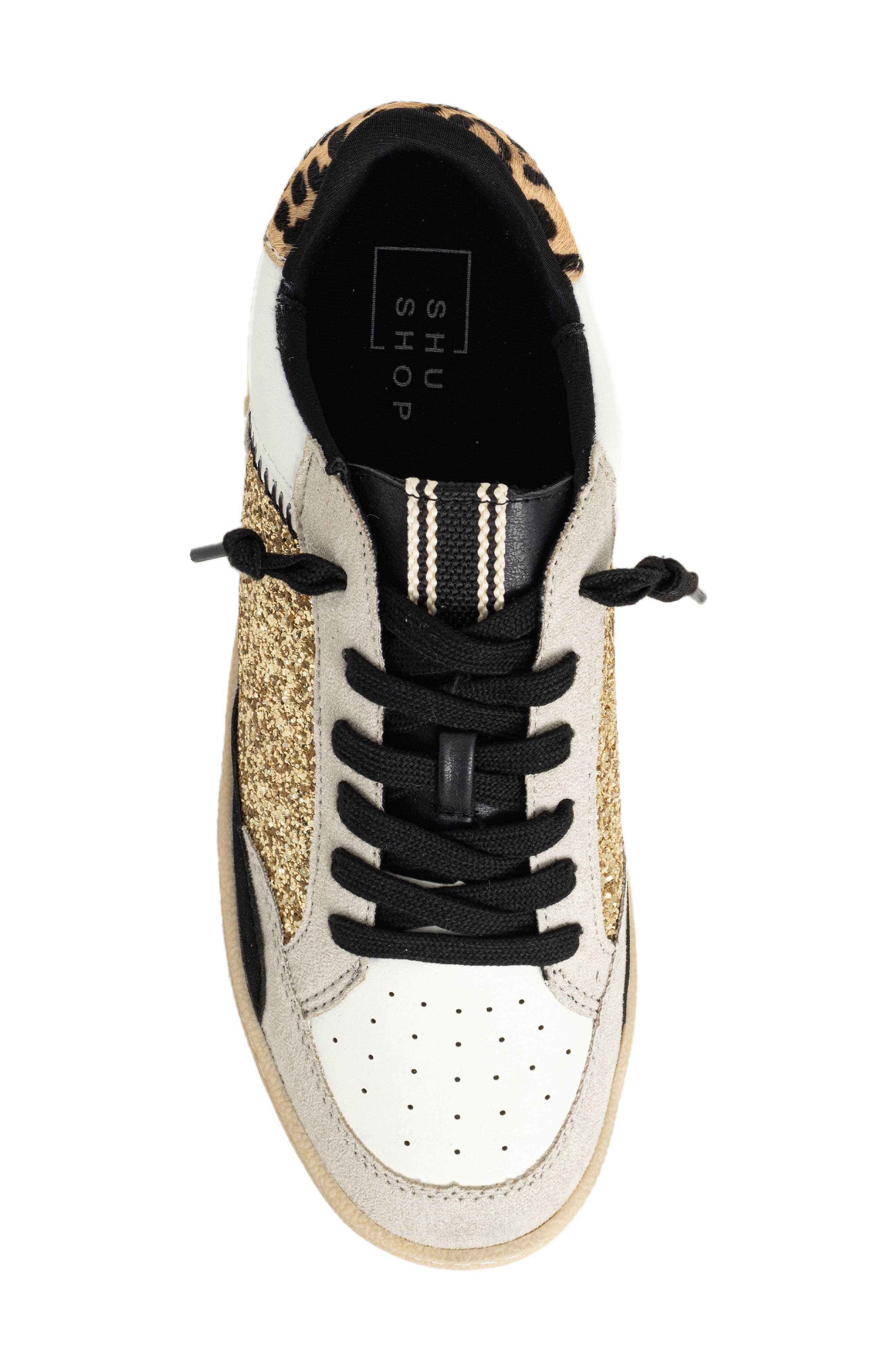 Quinn Sneaker, Alternate, color, LEOPARD HAIR