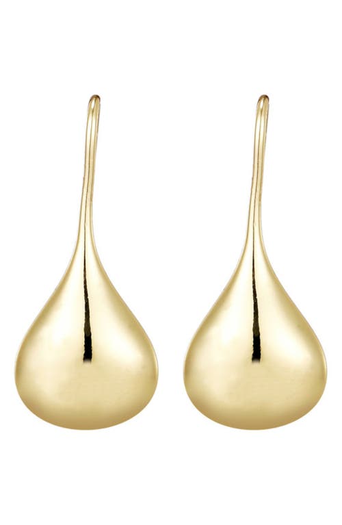 Adornia 14k Gold Plated Rain Drop Wire Earrings In Gold