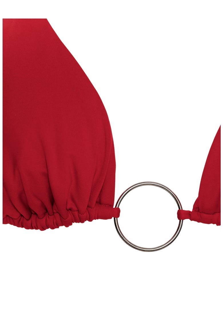 Lolita Thorn O-Ring Bikini Top, Alternate, color, RED