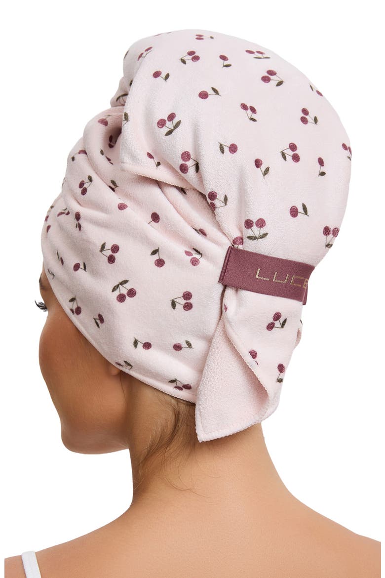 XL Fast-Dried Hair Towel Wrap, Alternate, color, PRINTED