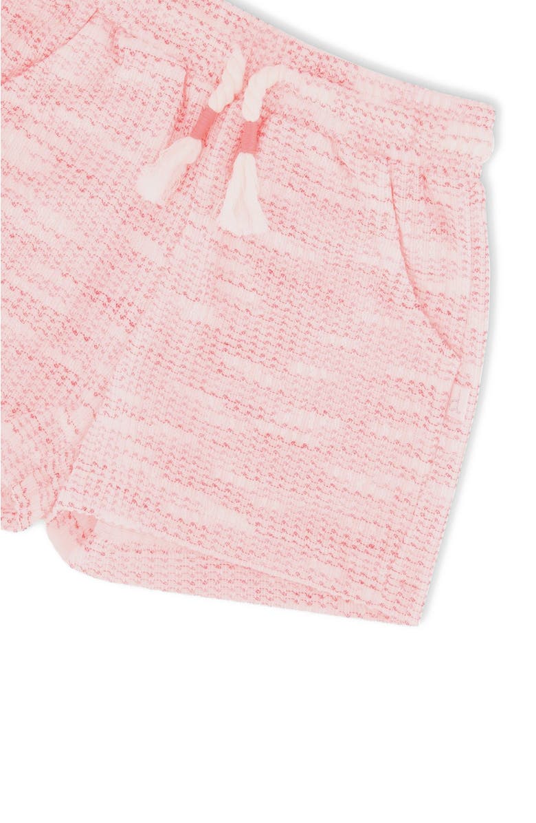 Deux par Deux Elastic Waist Jacquard Knit Shorts, Alternate, color, Multicolor
