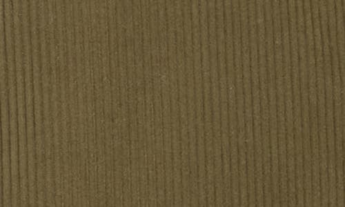 Thread & Supply Corduroy & Faux Shearling Jacket In Green