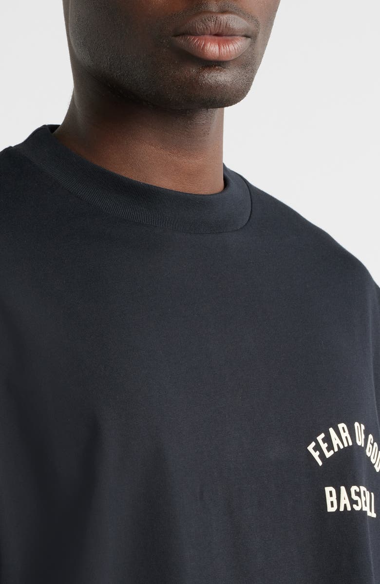 Fear of God Essentials x MLB '90S Fit Cotton Graphic T-Shirt, Alternate, color, Black