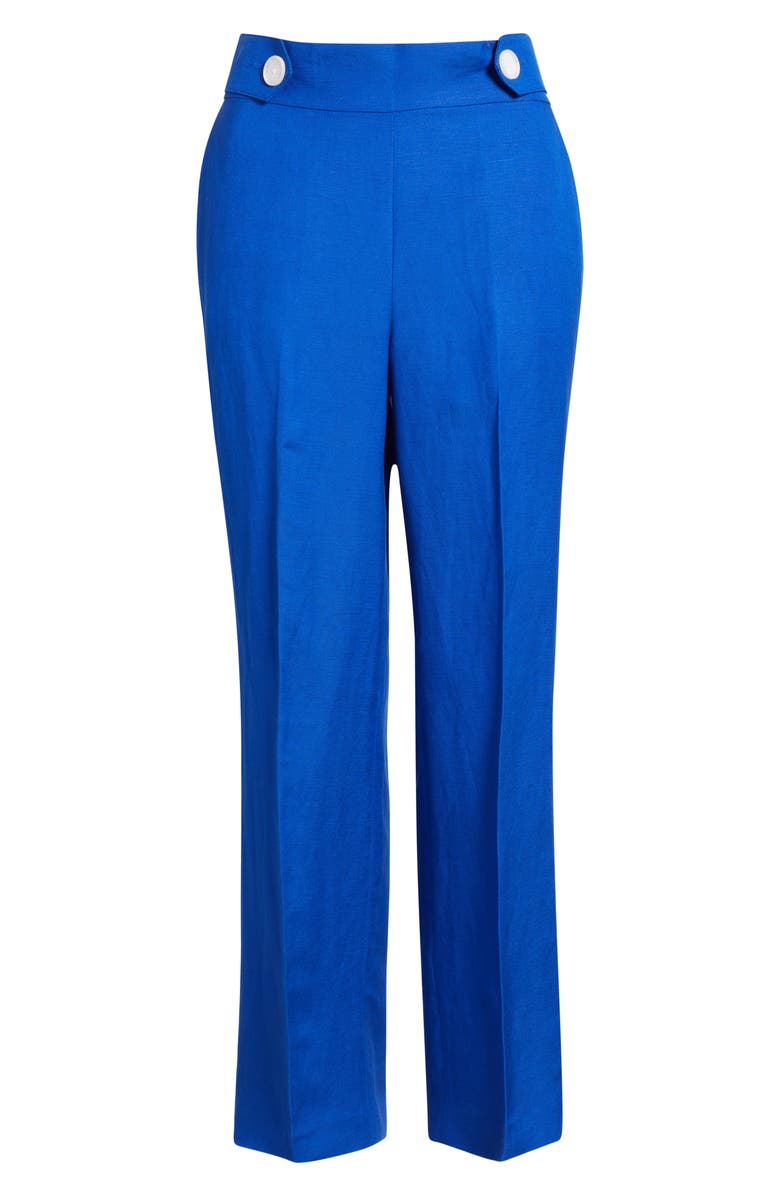 Anne Klein Pull On Linen Blend Pants, Alternate, color, 