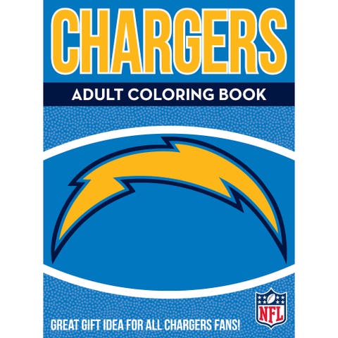 In the Sports Zone NFL Adult Coloring Book, Los Angeles Chargers