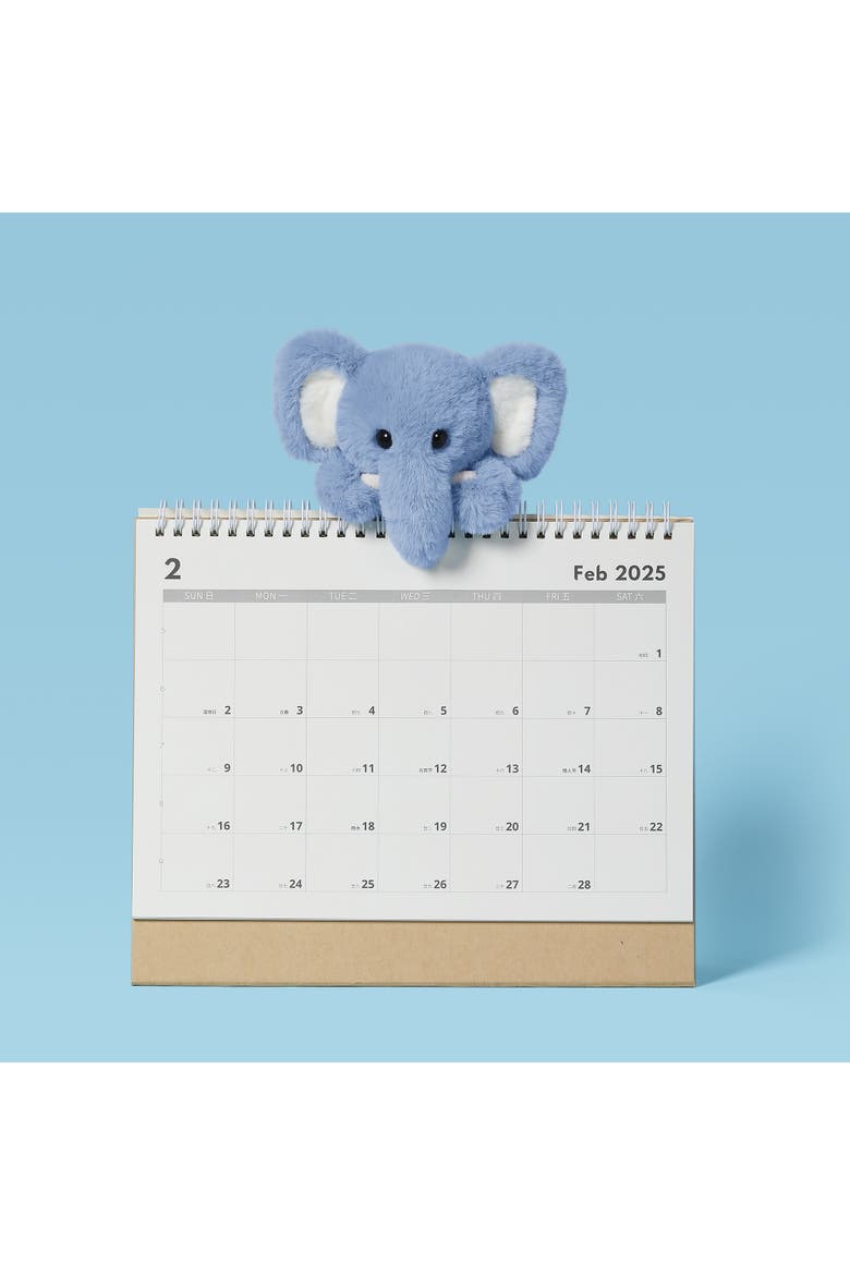 Mini Comfort Elephant 6in Plush, Alternate, color, Multicolored