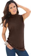 Roaman's Ultimate Sleeveless Mockneck Tee