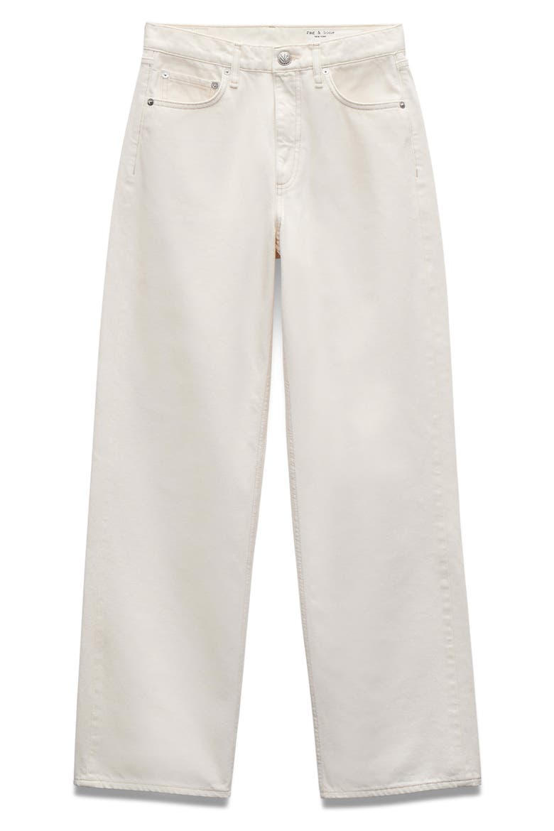 Shea High Waist Relaxed Straight Leg Jeans, Alternate, color, ECRU