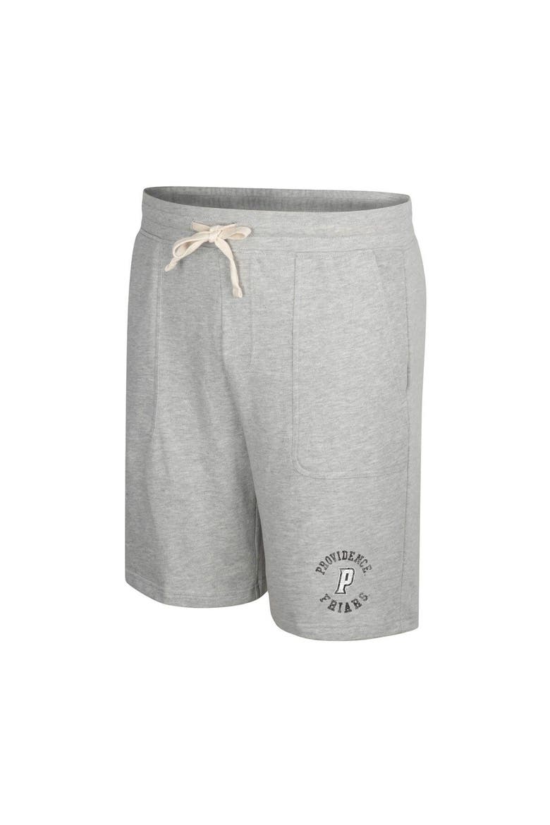 Men's Colosseum Heather Gray Providence Friars Love To Hear This Terry Shorts, Alternate, color, Heather Gray