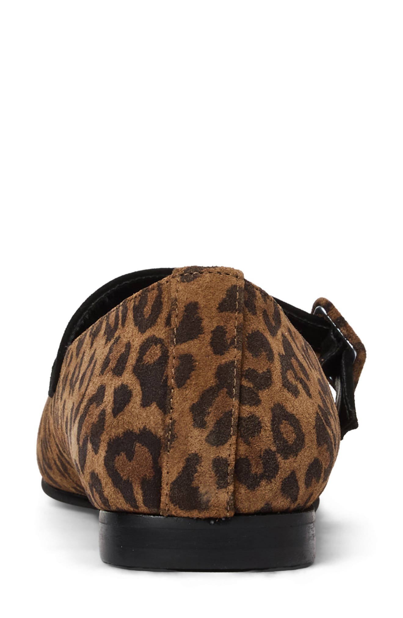 Bruno Magli Elissa Mary Jane Flat, Alternate, color, Leopard Suede