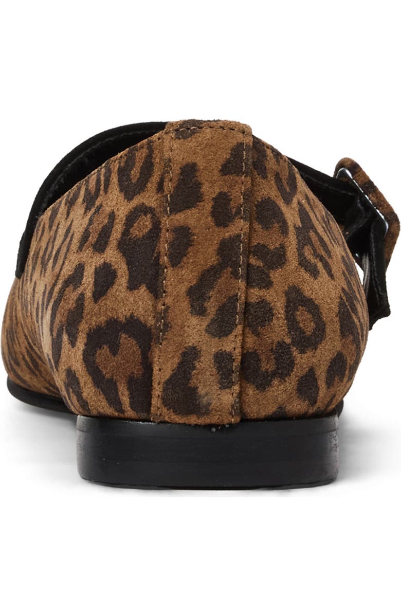 Bruno Magli Elissa Mary Jane Flat, Alternate, color, Leopard Suede