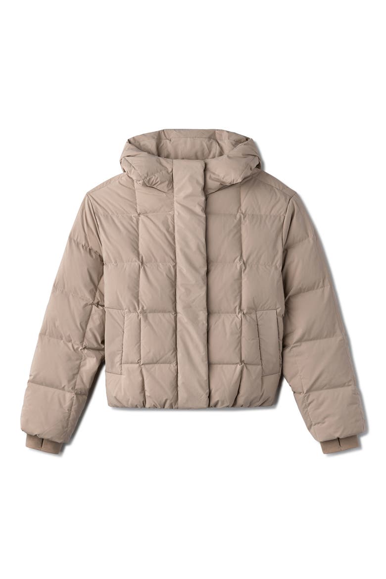 Powder Puffer Down Jacket, Alternate, color, BEIGE STONE