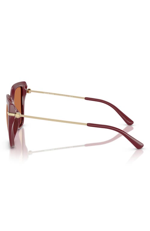 Michael Kors 54mm Square Sunglasses In Red