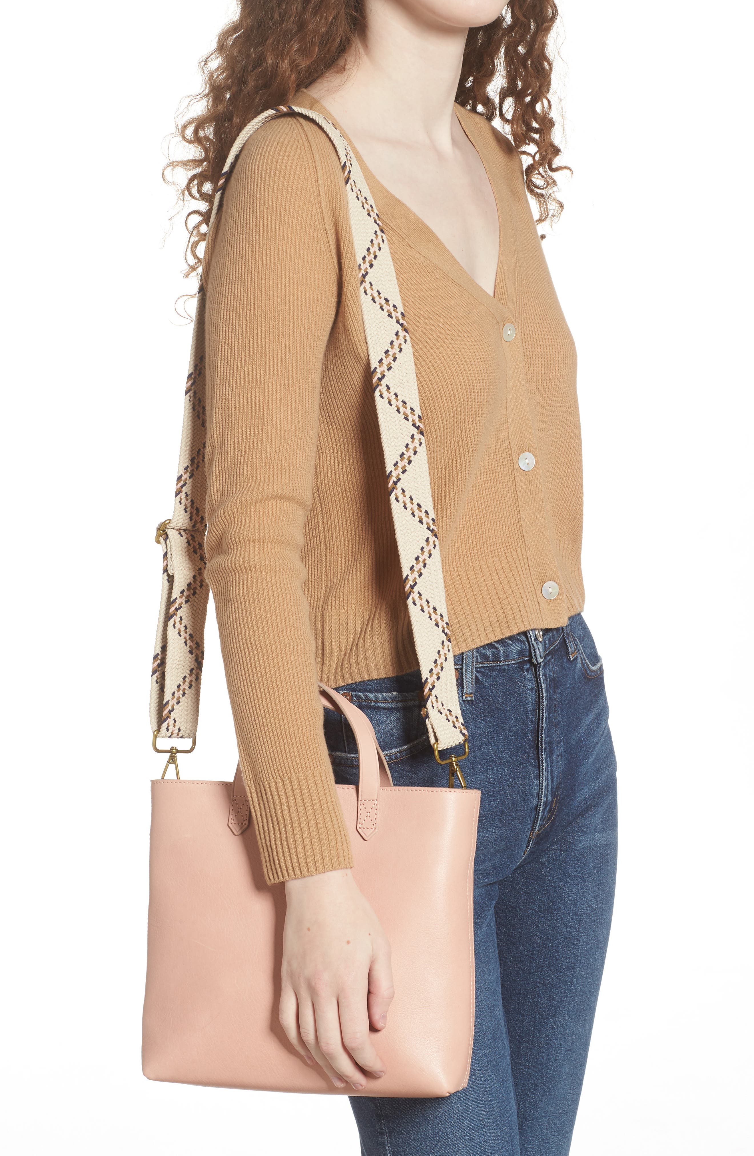 Madewell The Zip-Top Transport Crossbody: Webbing Strap Edition, Alternate, color, 