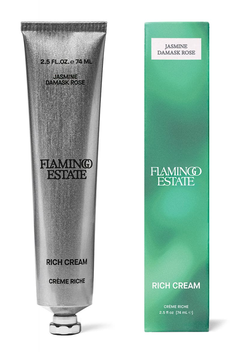 Jasmine Damask Rose Rich Cream, Alternate, color, GREEN