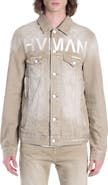HVMAN MK2 Embroidered Logo Denim Trucker Jacket