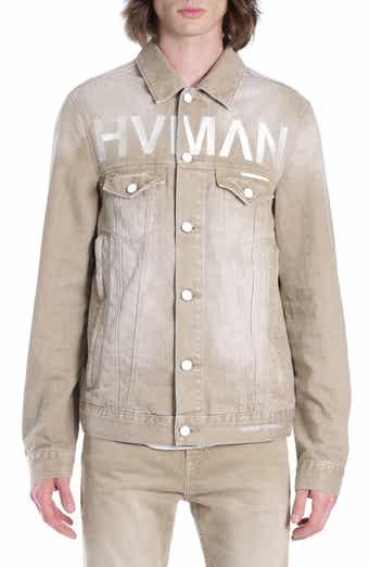 MK2 Embroidered Logo Denim Trucker Jacket