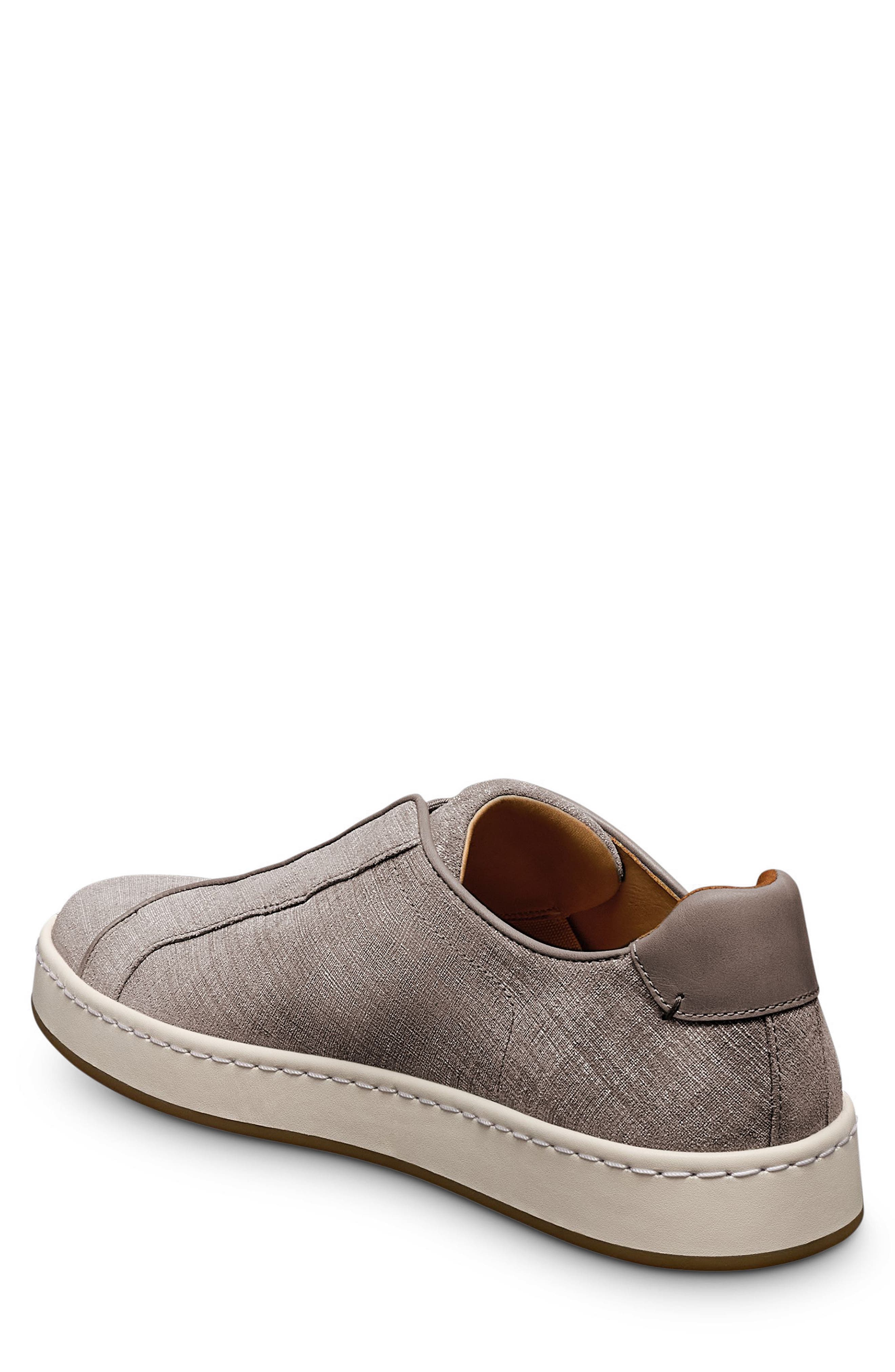 Allen Edmonds Banks Laceless Saffiano Leather Slip-On Sneaker, Alternate, color, 