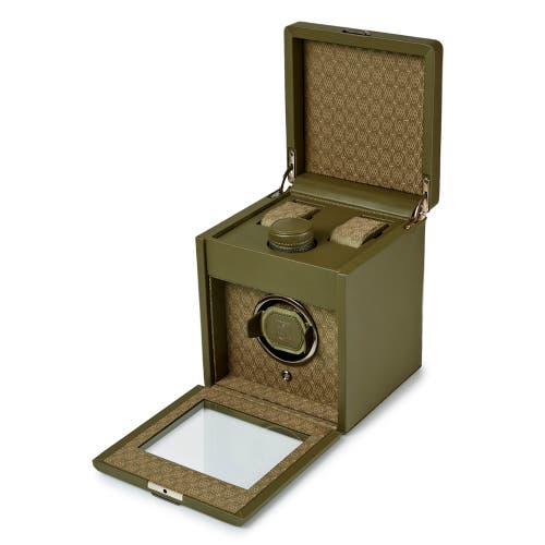 Wolf Earth Single Watch Winder In Olive