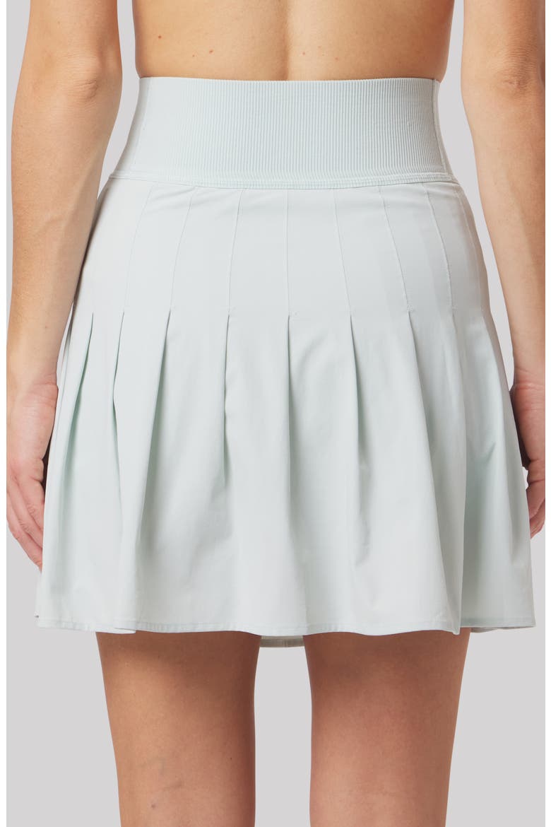 Serena Pleated Performance Skort, Alternate, color, PORCELAIN BLUE
