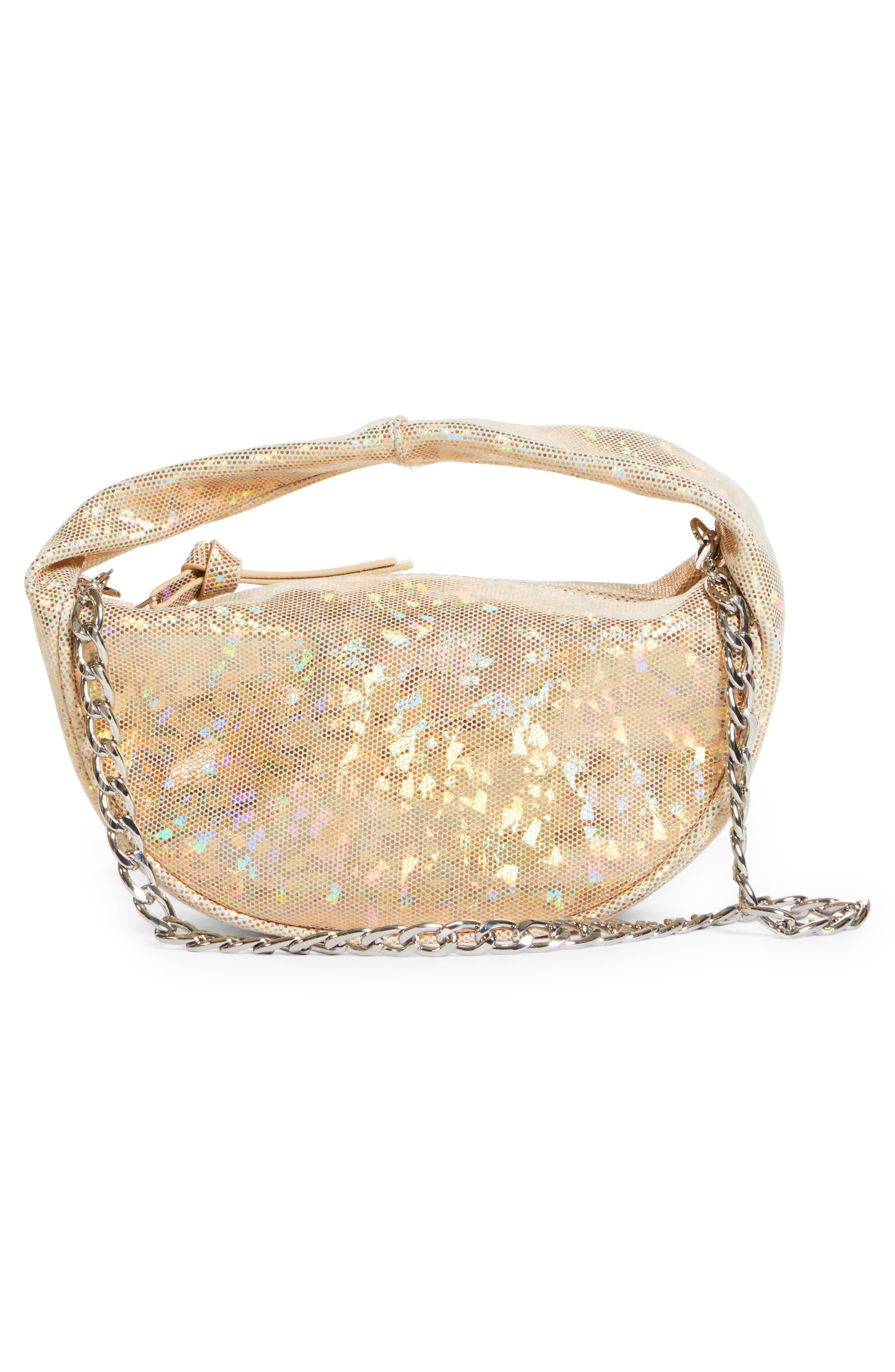 By Far Baby Cush Hologram Leather Bag, Alternate, color, 