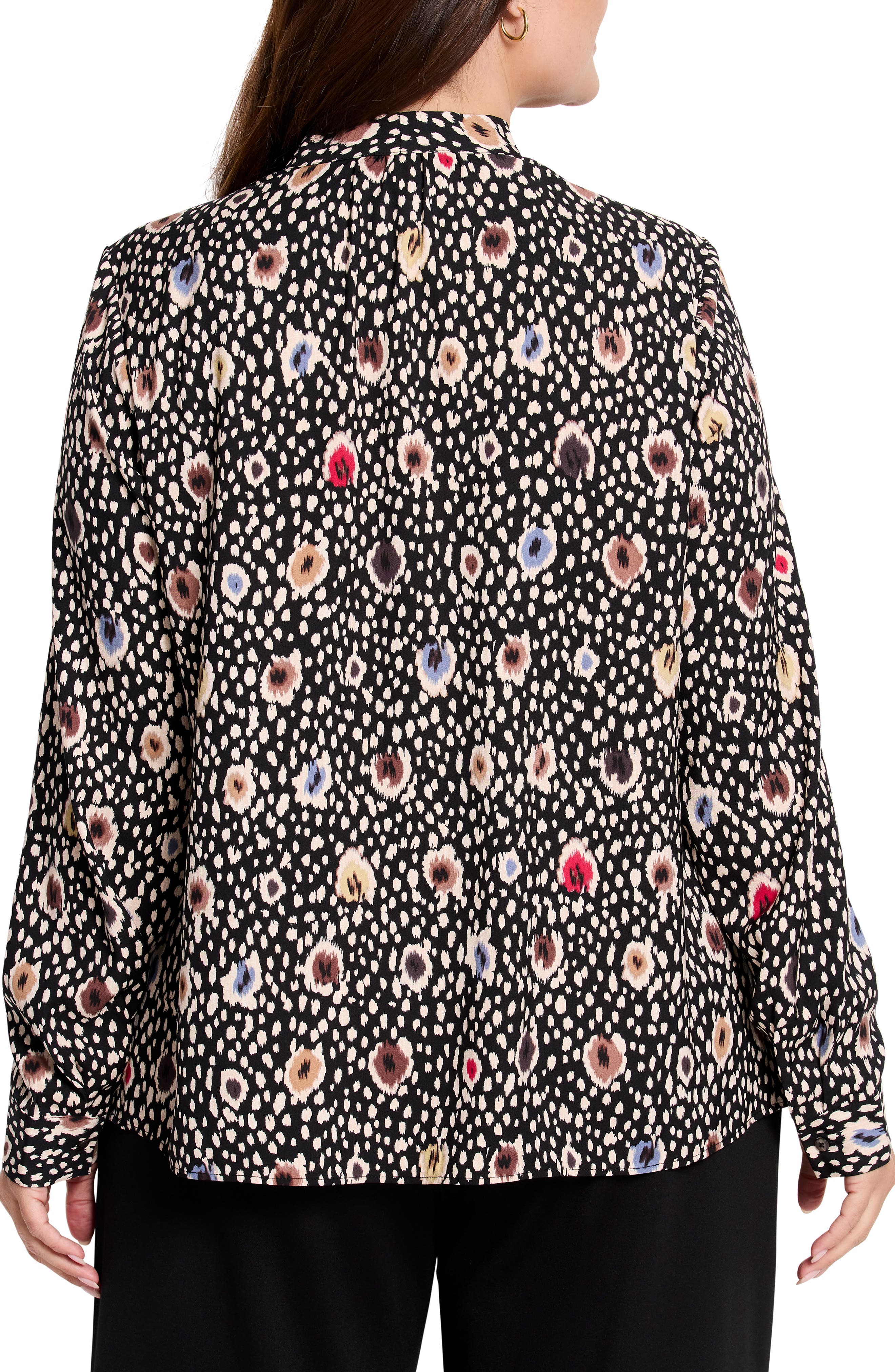 Spotted Dots V-Neck Top - image 2