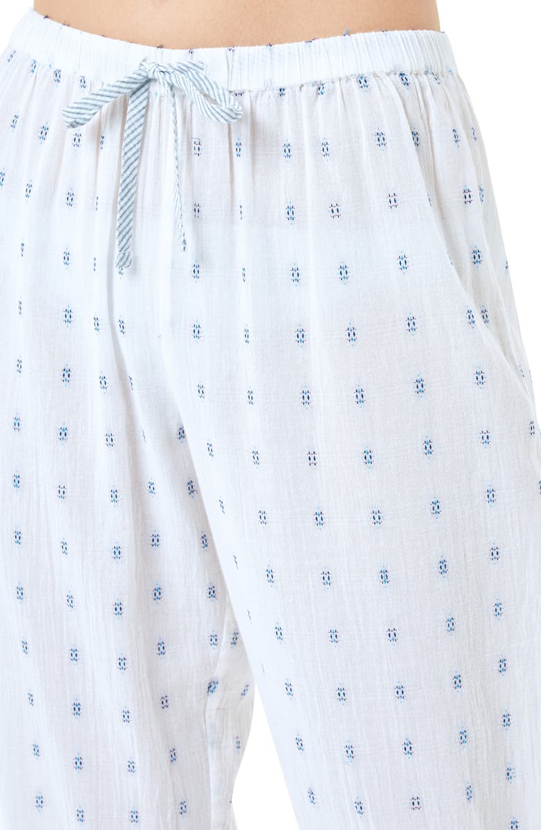 The White Company Cotton Jacquard Pajamas, Alternate, color,