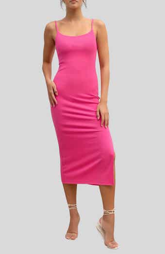 Blu Pepper Ribbed Body-Con Dress