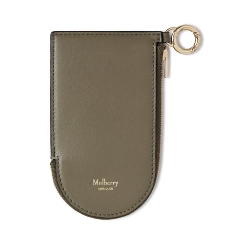 Mulberry Cardholder Keyring In Green
