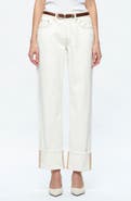 Bayeas Michelle Deep Cuff Straight Jeans