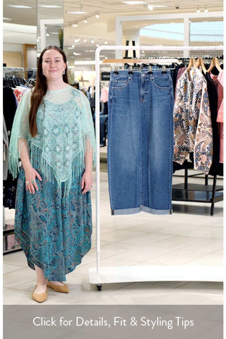 Donny Cuffed High Waist Wide Leg Jeans video