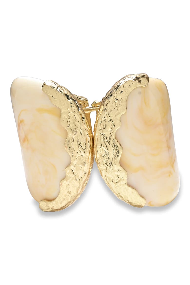 Cindy Molten Hinge Bracelet, Main, color, GOLD
