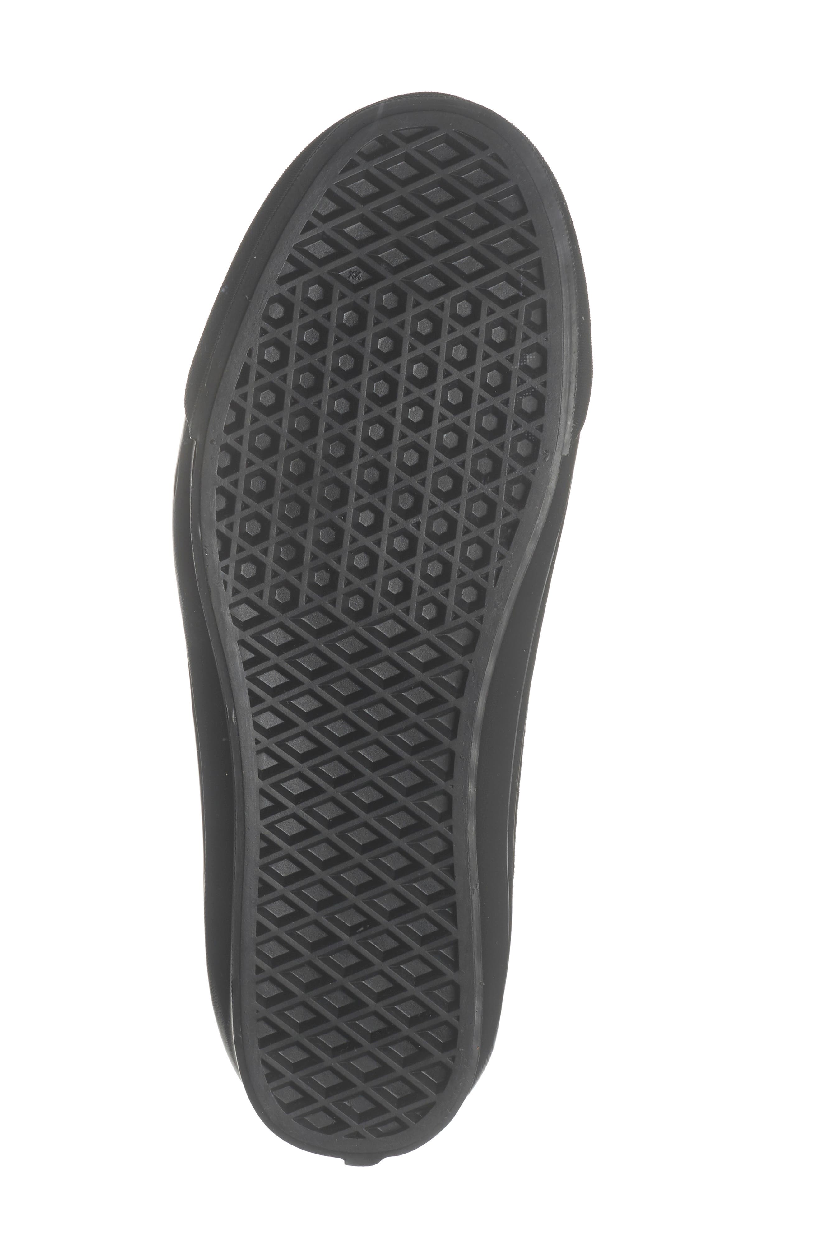 Vans LX Carver Low Leather Sneaker, Alternate, color, Black/Black