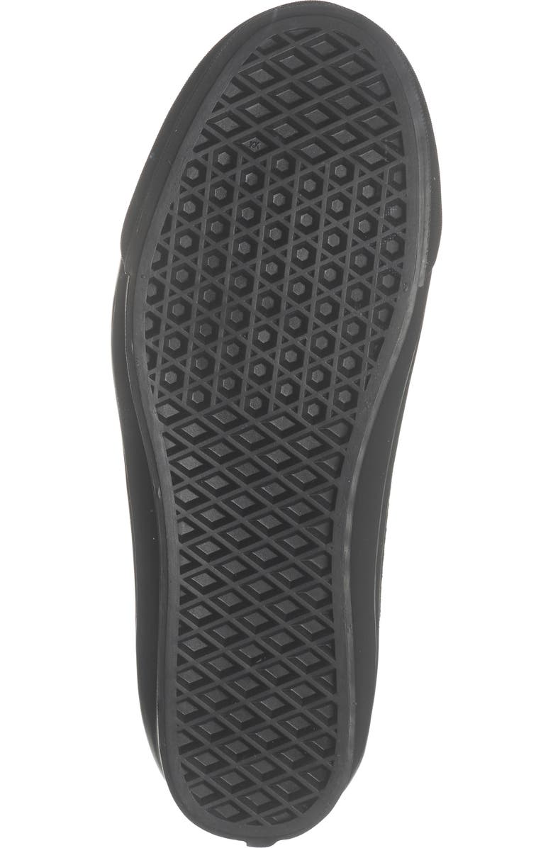 Vans LX Carver Low Leather Sneaker, Alternate, color, Black/Black