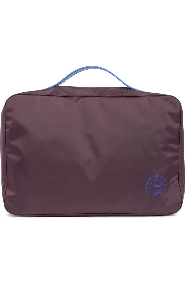 Longchamp Le Pliage Document Holder, Alternate, color, Mahogany