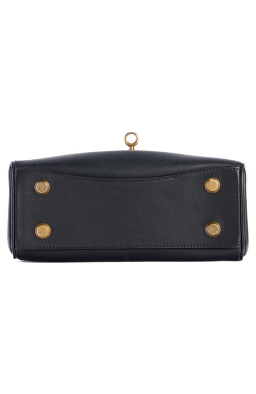 Balenciaga Small Rodeo Leather Handbag In Black
